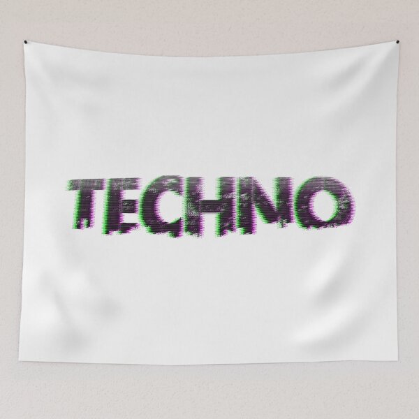 Item preview, TECHNO LOGO black - DJ - PRODUCER - SOUND ENGINEER designed and sold by KoolDsignsMUSIC.