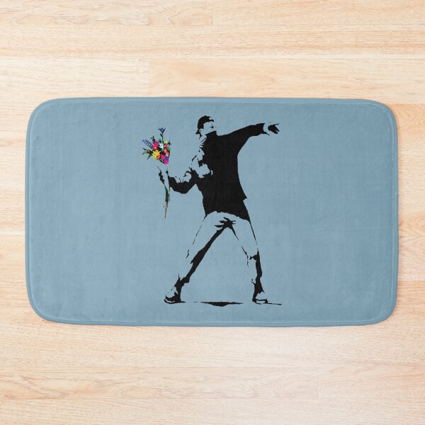 Item preview, Banksy Protester Throwing Flowers  Classic T-Shirt designed and sold by tiffanywolfes.