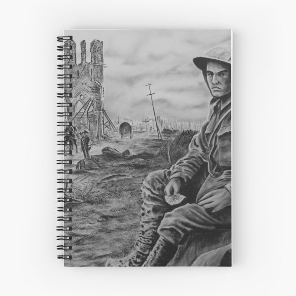 Item preview, WW1 Hopeless Ruins designed and sold by RmvPortraitsArt.