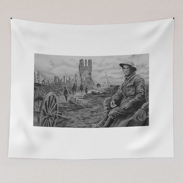Item preview, WW1 Hopeless Ruins designed and sold by RmvPortraitsArt.