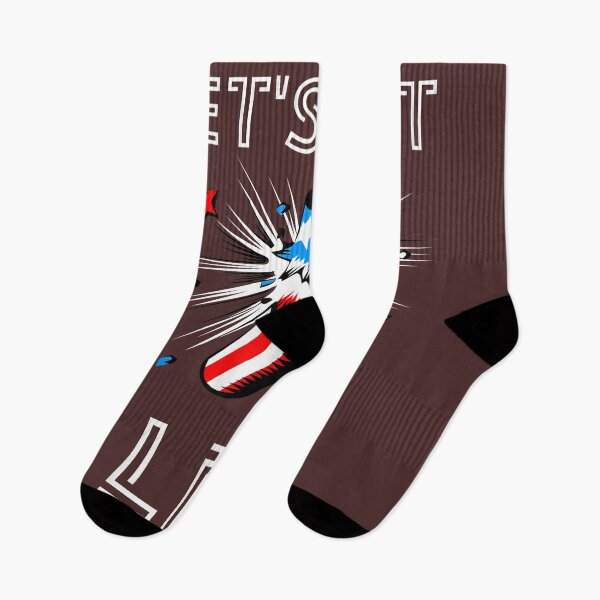 Item preview, Let's Get Lit Funny America Fireworks Stars and Stripes USA T-Shirt designed and sold by speyergusym.