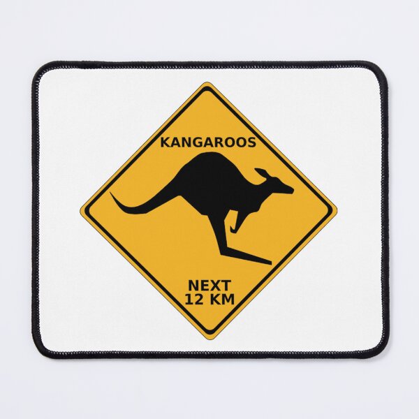 Item preview, Australian Kangaroo Roadsign  designed and sold by charaf19.