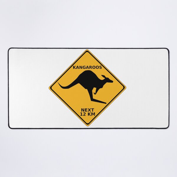Item preview, Australian Kangaroo Roadsign designed and sold by charaf19.