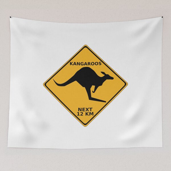 Item preview, Australian Kangaroo Roadsign  designed and sold by charaf19.