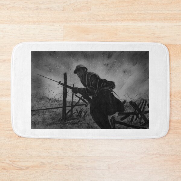 Item preview, WW1 Charging in to no man's land  designed and sold by RmvPortraitsArt.