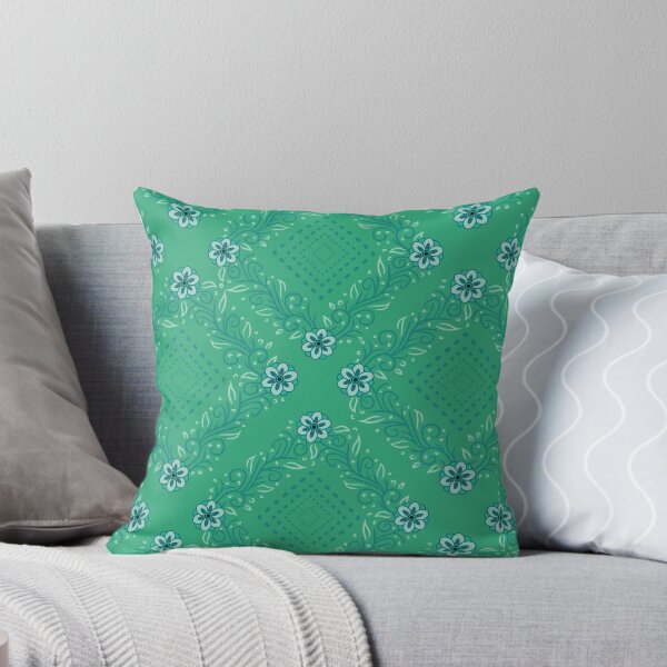 Aperçu de l'œuvre Conception de motif de surface sans couture de fleur géométrique belle et simple créée et vendue par ZaryaKiqo.