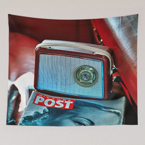 Item preview, A Red Vintage Handheld Radio designed and sold by RyanCaudell.