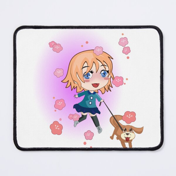 Item preview, Girl and Dog in Spring designed and sold by greengoodnich.