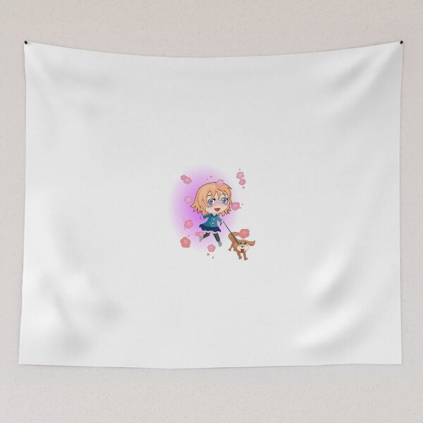 Item preview, Girl and Dog in Spring designed and sold by greengoodnich.