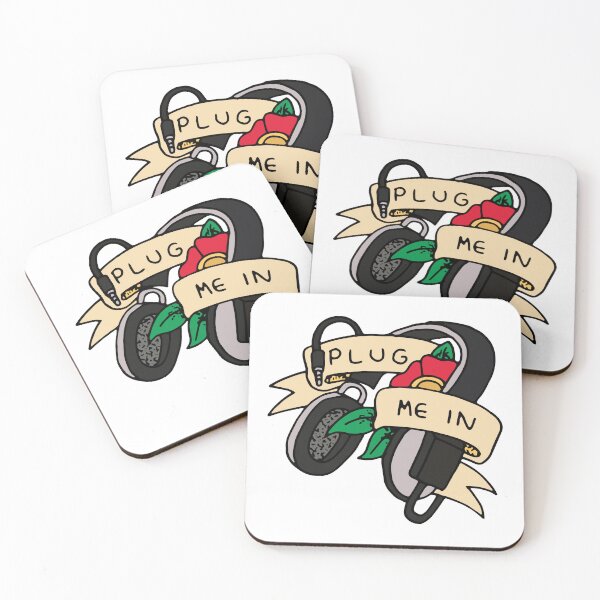 Item preview, Plug me in earphones - Traditional tattoo designed and sold by 86Gaz.