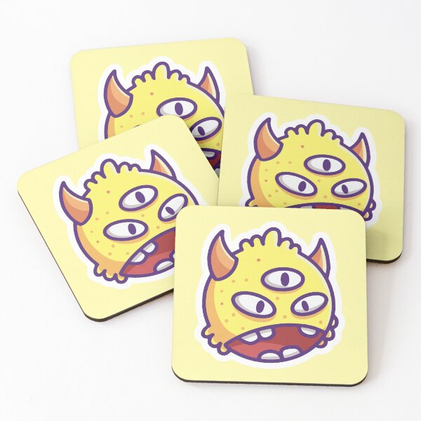 Item preview, Cute Yellow Monster Design Vector designed and sold by Goba Bali Studio.