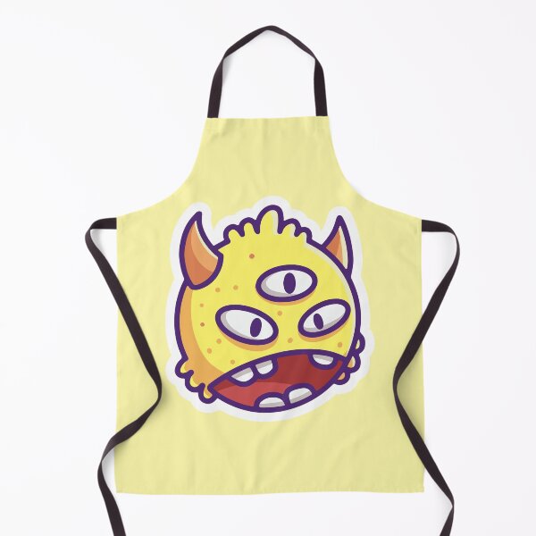 Item preview, Cute Yellow Monster Design Vector designed and sold by Goba Bali Studio.