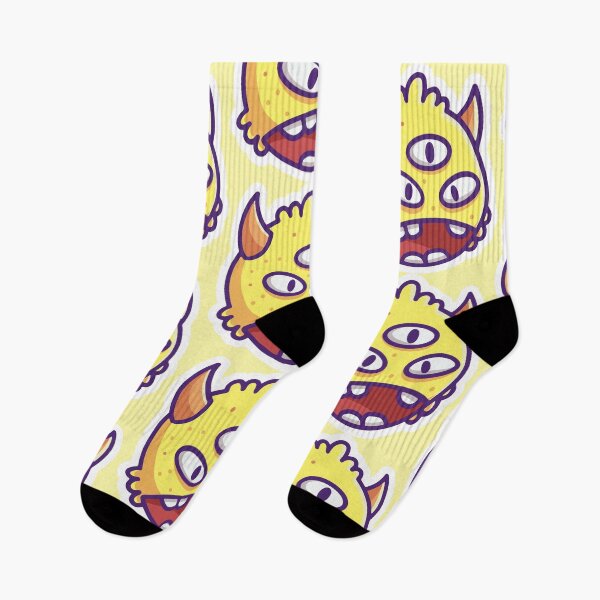 Item preview, Cute Yellow Monster Design Vector designed and sold by Goba Bali Studio.