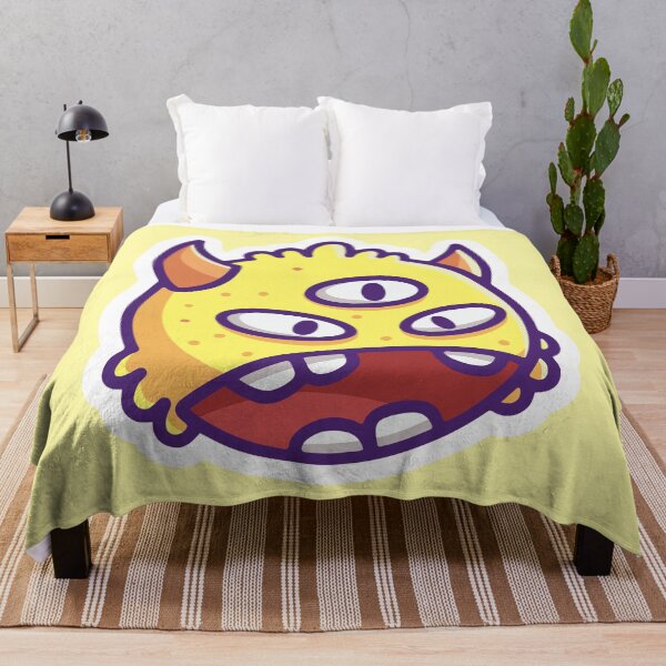 Item preview, Cute Yellow Monster Design Vector designed and sold by Goba Bali Studio.