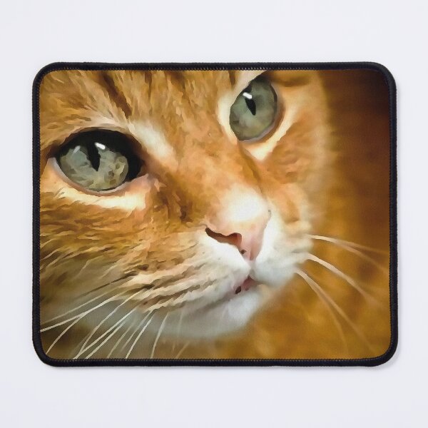 Item preview, Adorable Ginger Tabby Cat Posing Artistic Pet Portrait designed and sold by taiche.