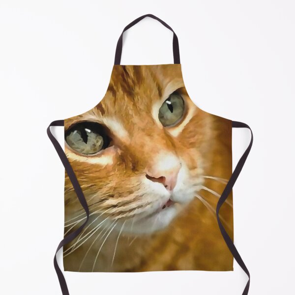 Item preview, Adorable Ginger Tabby Cat Posing Artistic Pet Portrait designed and sold by taiche.