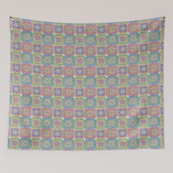Item preview, Granny squares spring colours designed and sold by dorisandfred.