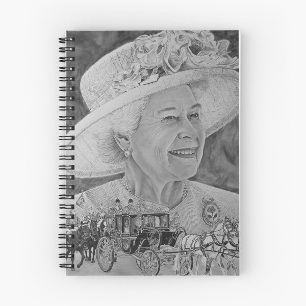 Item preview, Queen Elizabeth with carriage designed and sold by RmvPortraitsArt.