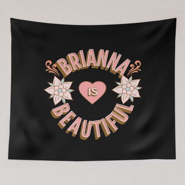 Item preview, Brianna is Beautiful - First Names - Birthday Gifts - Alliteration Fans designed and sold by epicthoughts.