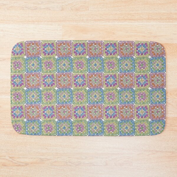Item preview, Granny squares spring colours designed and sold by dorisandfred.