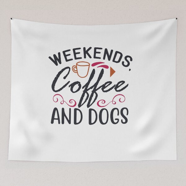 Item preview, Weekends Coffee and Dogs designed and sold by charaf19.