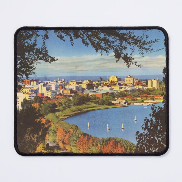Item preview, City of PERTH City Western AUSTRALIA Retro Holidays and Tourism Promotional Poster designed and sold by retroposters.