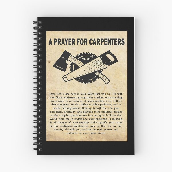 Item preview, carpenter gift a prayer for carpenters dear god  designed and sold by BrennaEirlys.