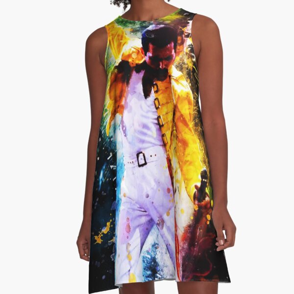 Bohemian Rhapsody Freddie Mercury Classic A-Line Dress