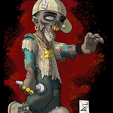 Artwork thumbnail, Z Fresh Zombie-Rapper by SpellboundReli