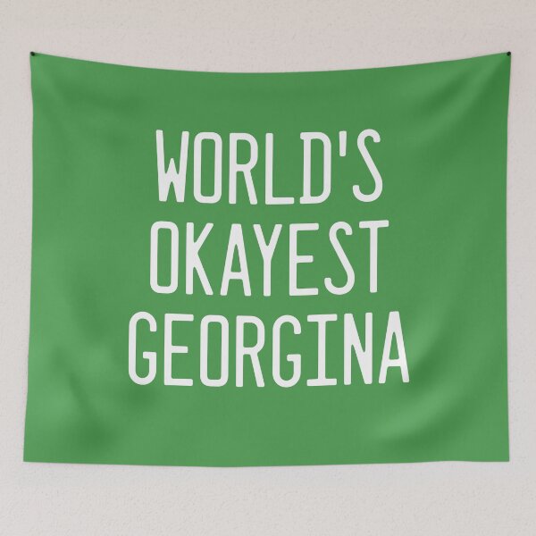 Item preview, World's Okayest Georgina designed and sold by TimespunThreads.