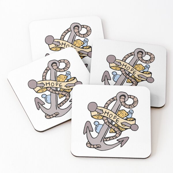 Item preview, Hope Anchor - Traditional tattoo designed and sold by 86Gaz.