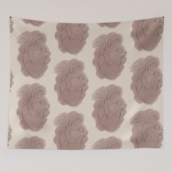 Item preview, Single Line Art Heart designed and sold by melmin-studio.