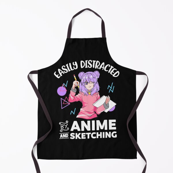 Item preview, Anime Girl Easily Distracted By Anime and Sketching Pullover Hoodie designed and sold by swaimdpruisi.