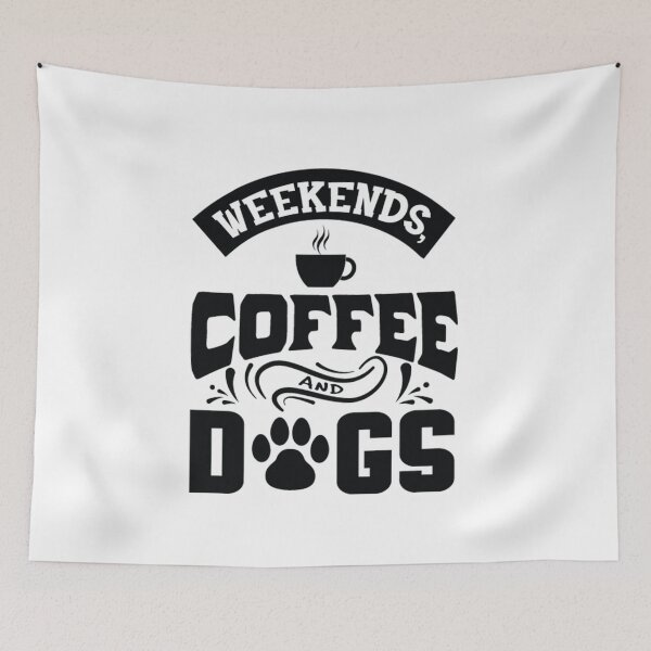 Item preview, Weekends Coffee and Dogs designed and sold by charaf19.
