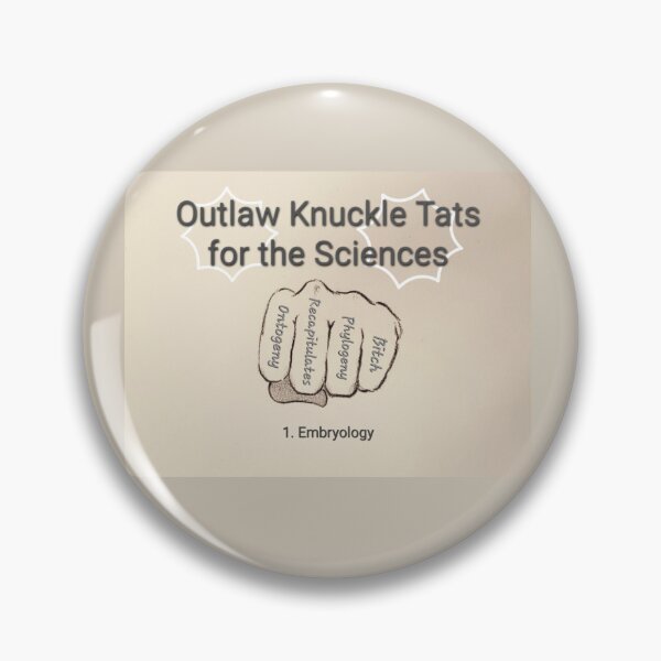 Item preview, Outlaw Knuckle Tats for the Sciences: Embryology designed and sold by Super-Pinhead.