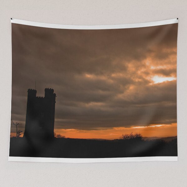 Item preview, Broadway Tower Sunset Cotswolds Worcestershire UK designed and sold by AndyEvansPhotos.