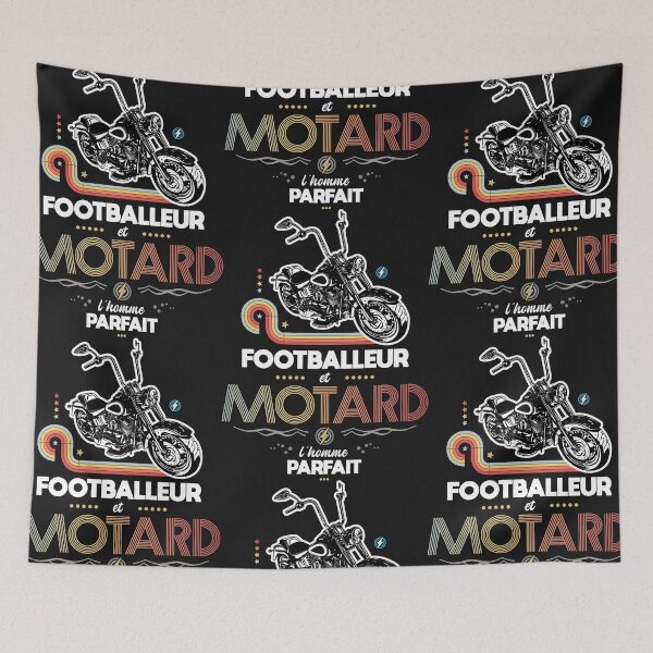 Item preview, Footballer and biker the perfect man designed and sold by lepetitcalamar.