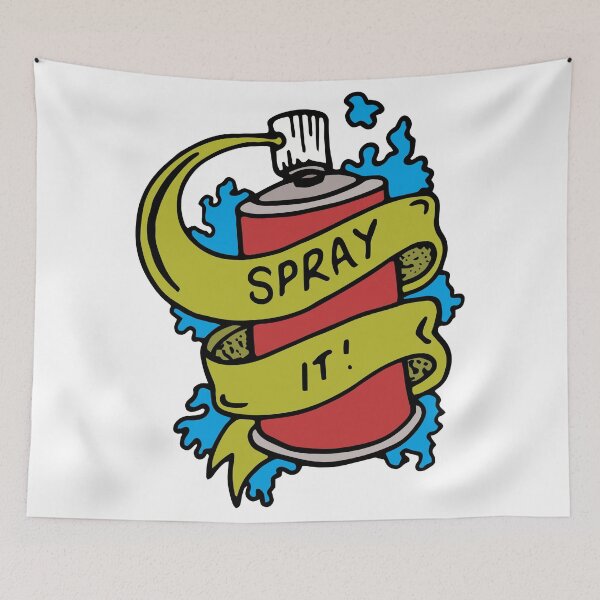 Artikelvorschau, Spray it grafitti - Traditionelles Tattoo entworfen und verkauft von 86Gaz.
