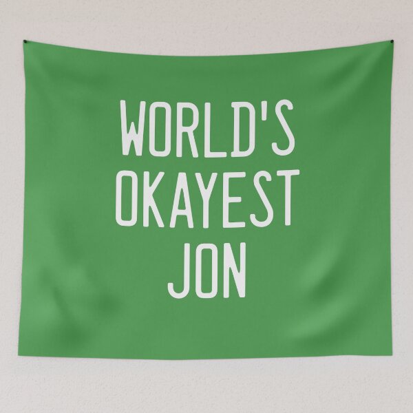 Item preview, World's Okayest Jon designed and sold by TimespunThreads.