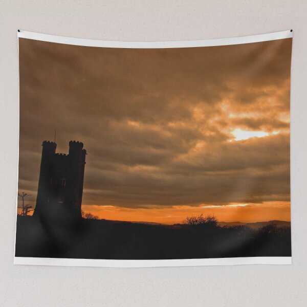Item preview, Broadway Tower Sunset Cotswolds Worcestershire UK designed and sold by AndyEvansPhotos.