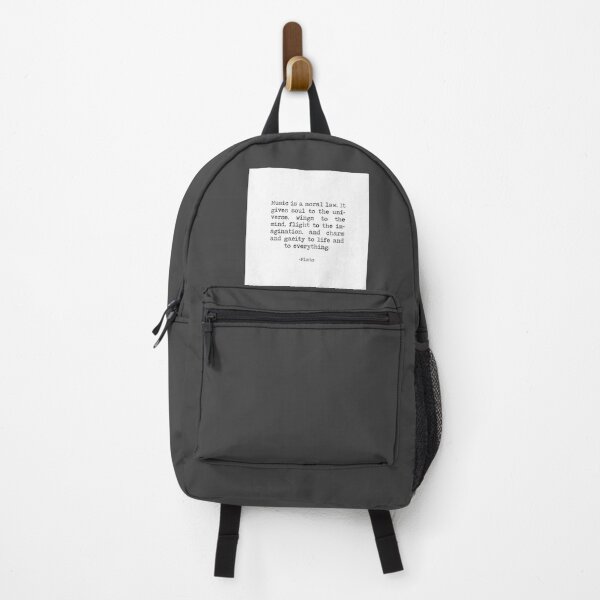 Item preview, "Music is a moral law" it gives soul to the universe - Plato quote designed and sold by SummerSoulCo.