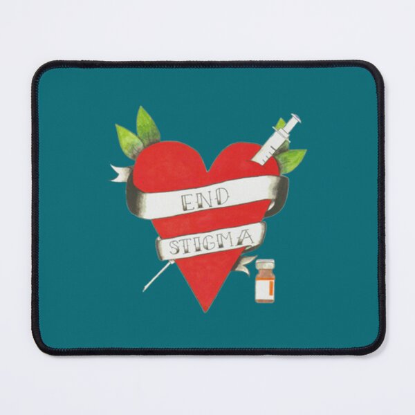 Item preview, End Stigma - Naloxone Heart   designed and sold by SmokeWorks.