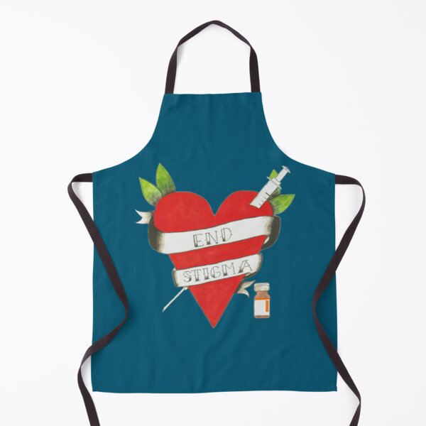 Item preview, End Stigma - Naloxone Heart   designed and sold by SmokeWorks.
