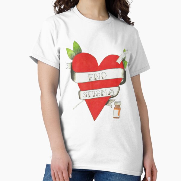 Item preview, End Stigma - Naloxone Heart   designed and sold by SmokeWorks.