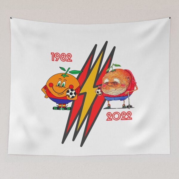 Item preview, orange soccer world cup 82 designed and sold by MirallesDiGital.