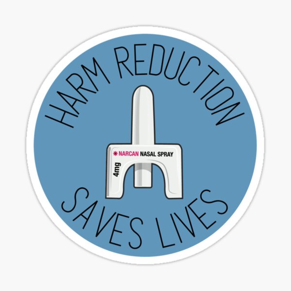 Item preview, Harm Reduction Blue    designed and sold by SmokeWorks.