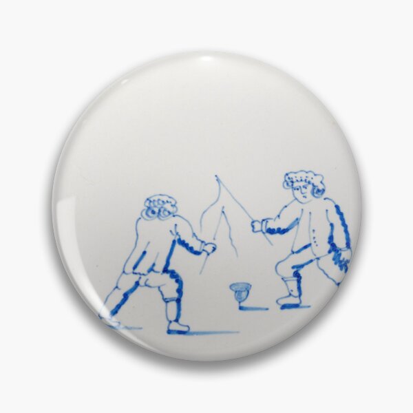 Item preview, Top spinning on antique 17th century Delft blue and white tile designed and sold by Photopat.