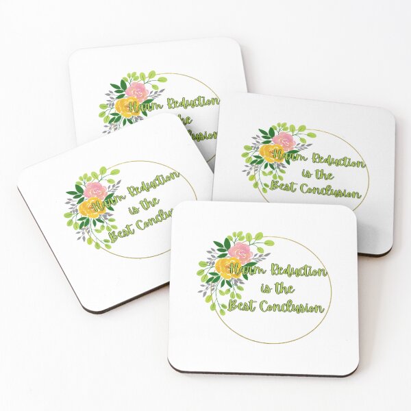 Item preview, Harm Reduction is the Best Conclusion  - Colored Floral (Black) designed and sold by SmokeWorks.
