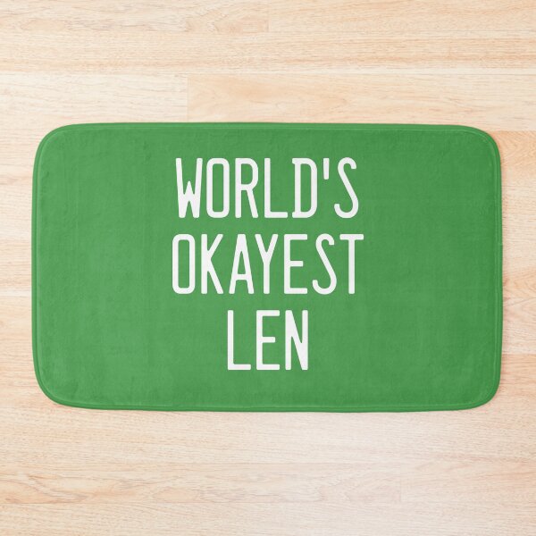 Item preview, World's Okayest Len designed and sold by TimespunThreads.