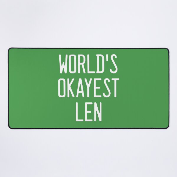 Item preview, World's Okayest Len designed and sold by TimespunThreads.